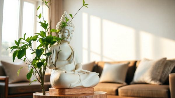 5 astuces pour intégrer une statue bouddha femme dans votre déco